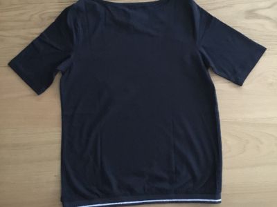 NEU! Schönes Shirt von STREET ONE, Gr.34/36, Schwarz/ Silber NEU!