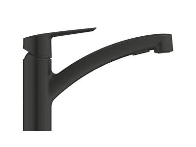 NUEVO grifo de cocina Grohe Start de latón negro mate, grifo, giratorio extraíble Precio original 18