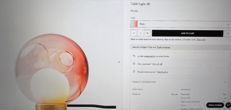 NEU Tischlampe von BOCCI, Made in Canada, Model TABLE LIGHT 28T Designer-Leuchte aus Kanada