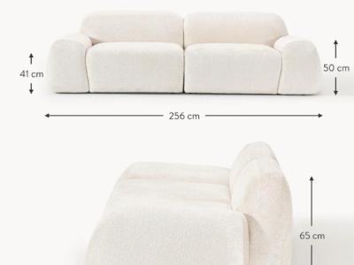 NEU - WOLKE modularer 3‑Sitzer Sofa, komplett neu