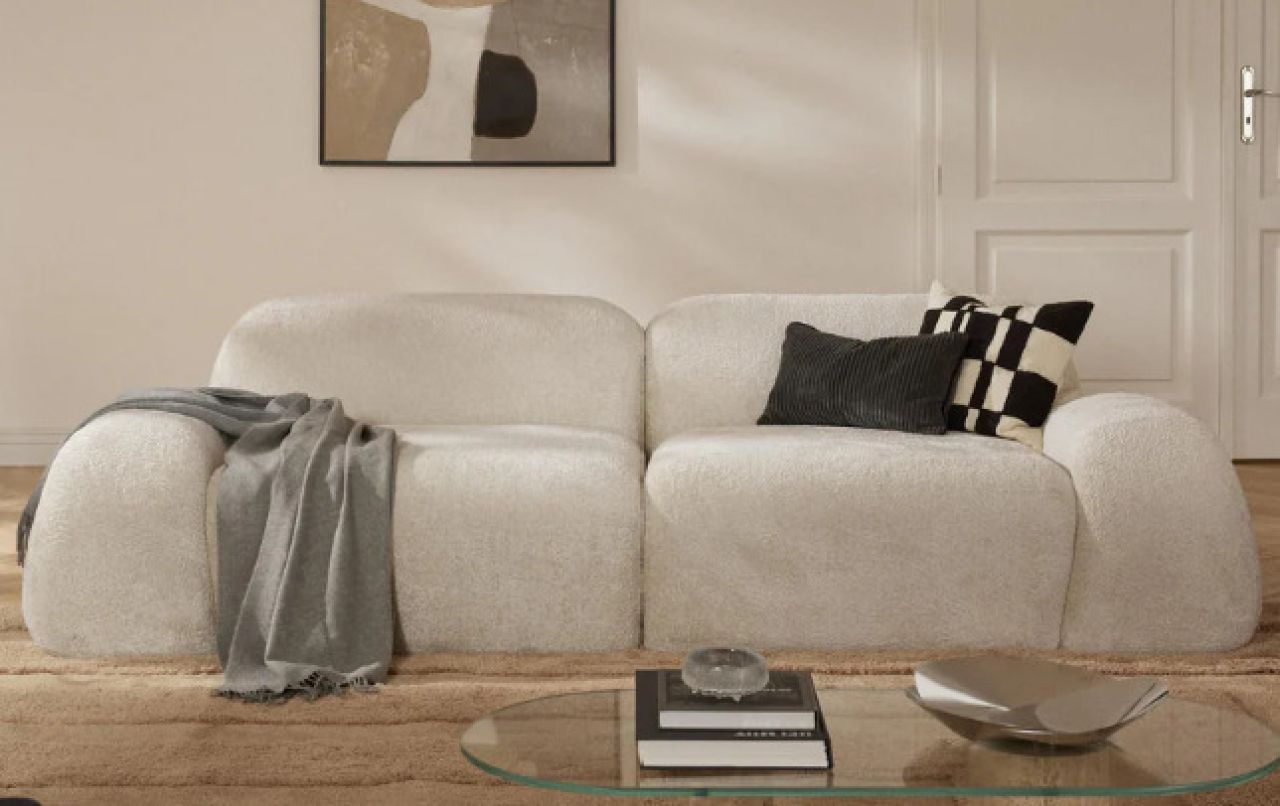 NEU - WOLKE modularer 3‑Sitzer Sofa, komplett neu