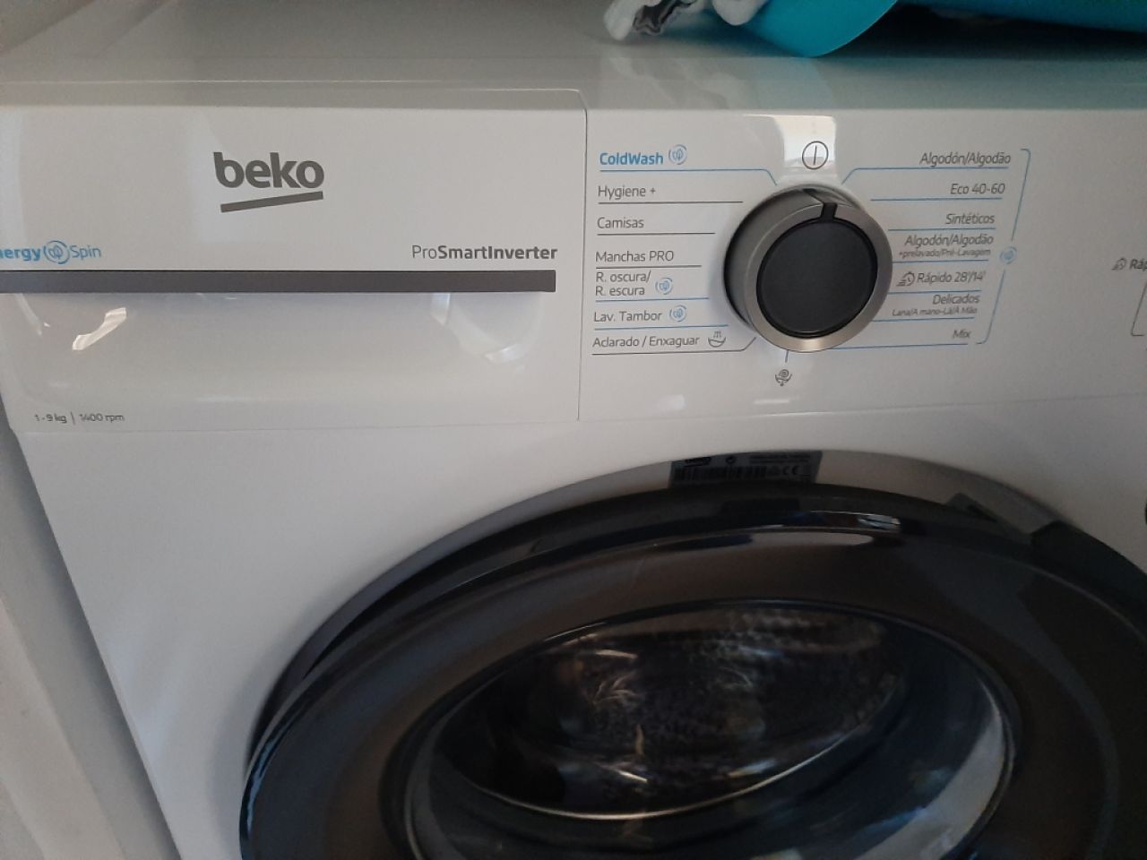 Neue Beko Waschmaschine 9 kg 1400 rpm Front DSP A blanc gekauft am 27.03.2026