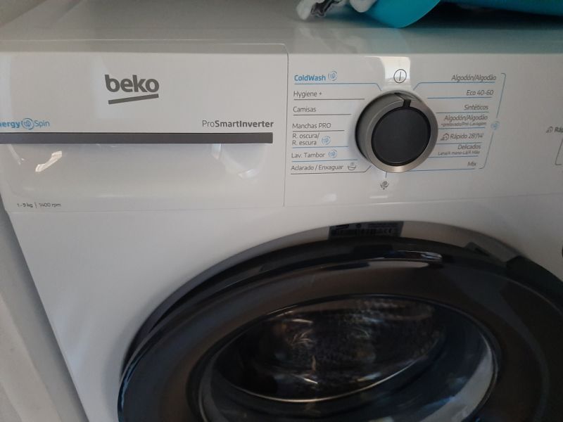 Neue Beko Waschmaschine 9 kg 1400 rpm Front DSP A blanc gekauft am 27.03.2026