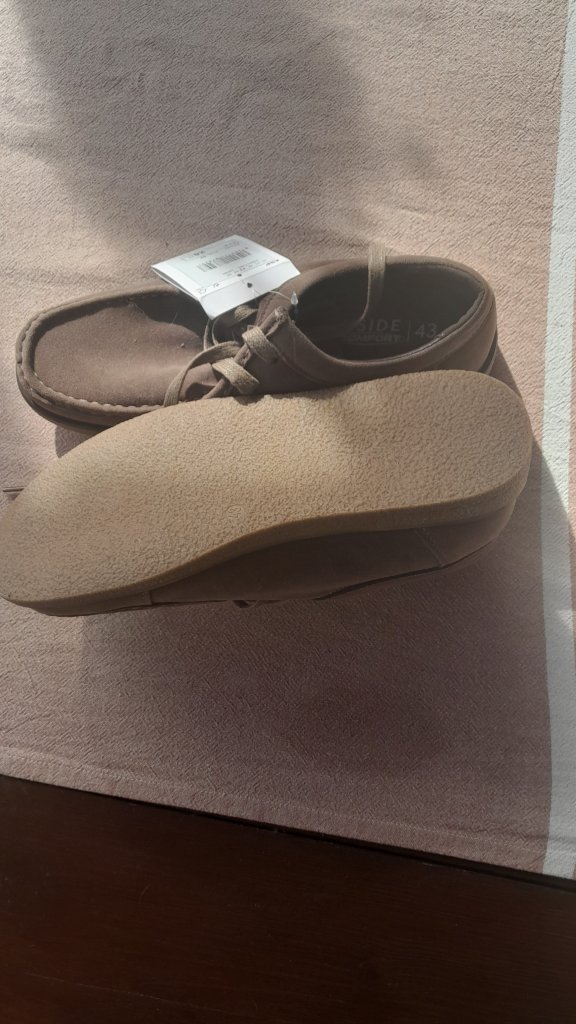 Nuevos zapatos de hombre marrones, talla 43 disponibles