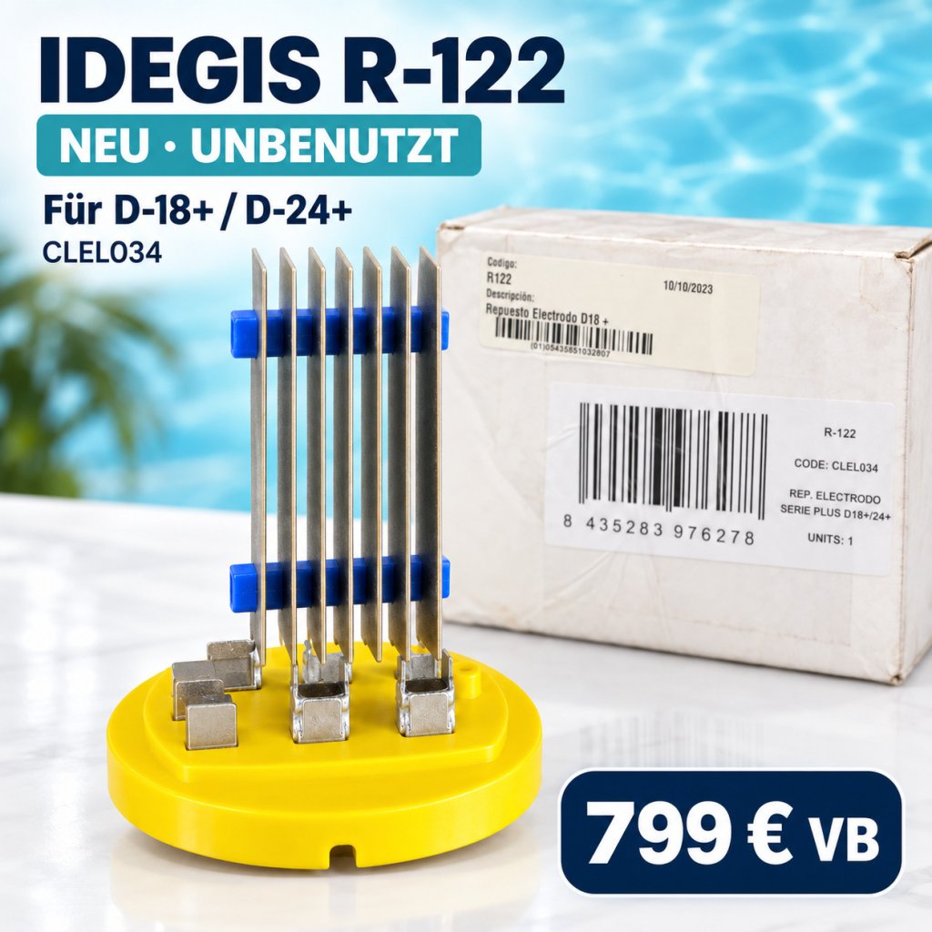 Neue Idegis R-122 Elektrode D-18+/D-24+  CLEL034