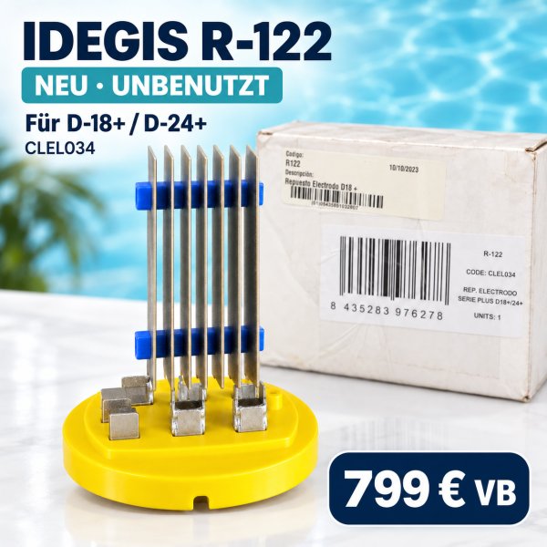 New Idegis R-122 Electrode D-18+/D-24+ CLEL034