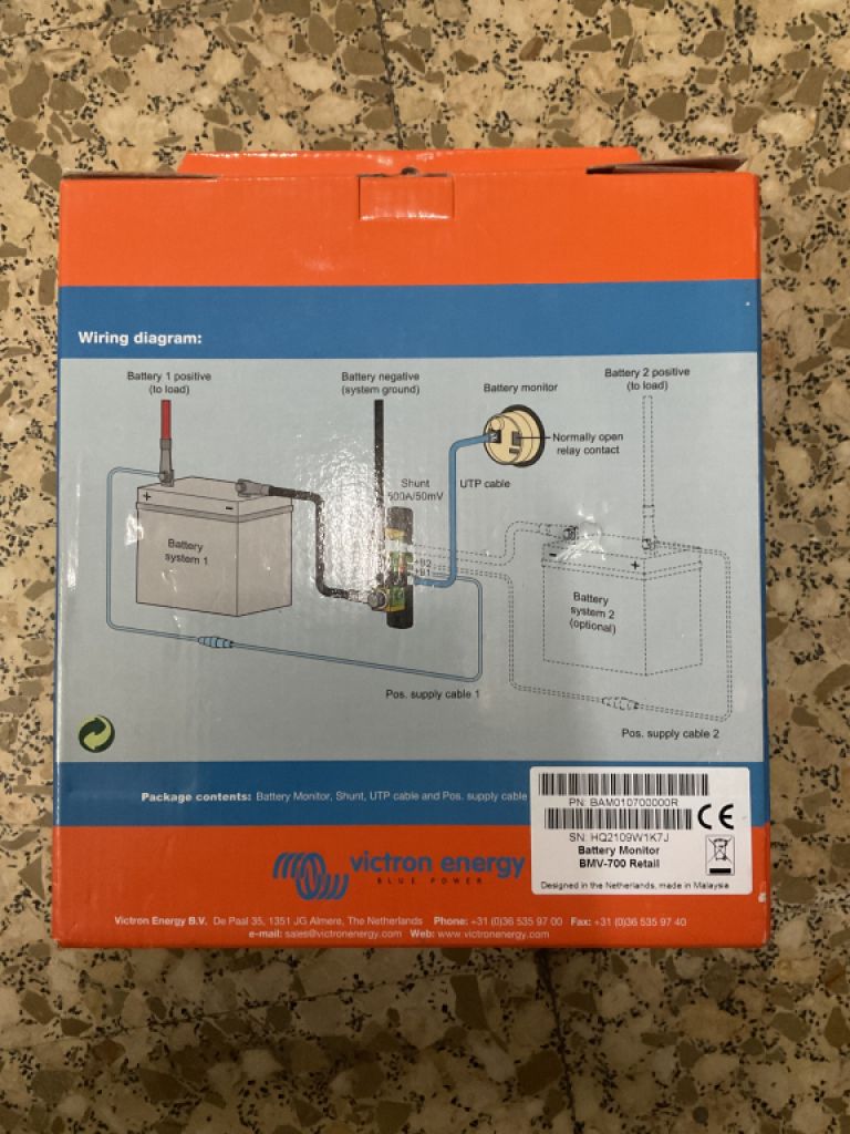 neuer Batteriemonitor victron energy BMV 700 Retail