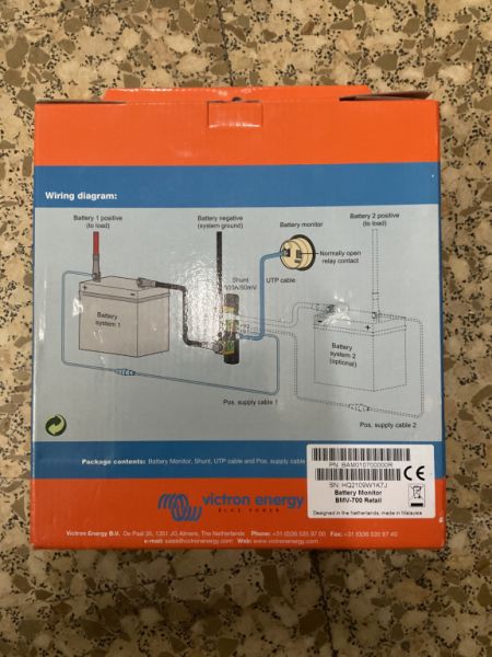 neuer Batteriemonitor victron energy BMV 700 Retail