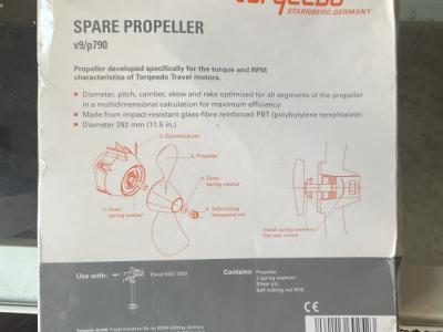 neuer Torqeedo Ersatzpropeller v9/p790