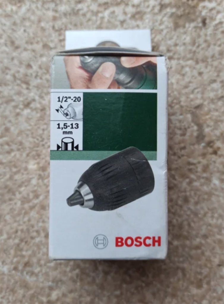 New Bosch accessories for cordless screwdrivers: 1/2"-20 & 1.5-13