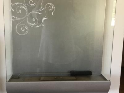 Chimenea de pared casi nueva