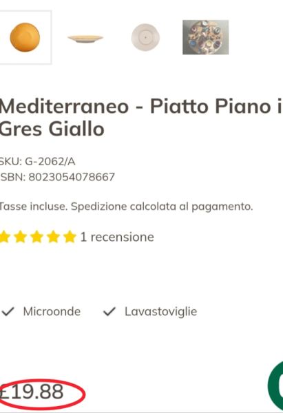 Like-new café set made of high-quality hand-painted ceramic