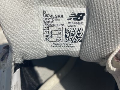 New Balance 574 Legacy (Modell U574LGRB) in Größe 46,5 (US 12).