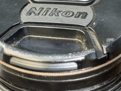 Nikon 24-70 FX lens with hood and filter