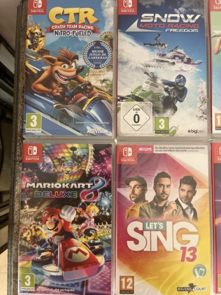 Nintendo Switch incl. Games, Controller / Set Handheld Game Console 15.8 cm (6.2") 32 GB