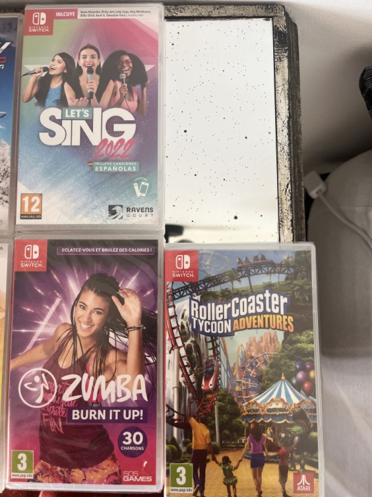 Nintendo Switch incl. Games, Controller / Set Handheld Game Console 15.8 cm (6.2") 32 GB