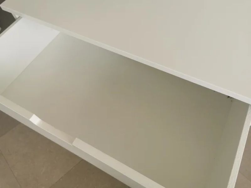 NORDLI vertical chest, 3 drawers, white