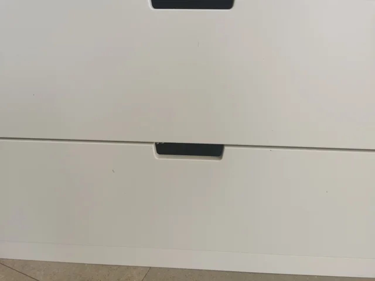 NORDLI vertical chest, 3 drawers, white