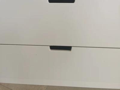 NORDLI vertical chest, 3 drawers, white