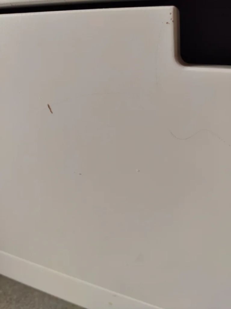 NORDLI vertical chest, 3 drawers, white