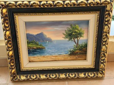 Öl Gemälde, Bild ca. 45 x 53 cm