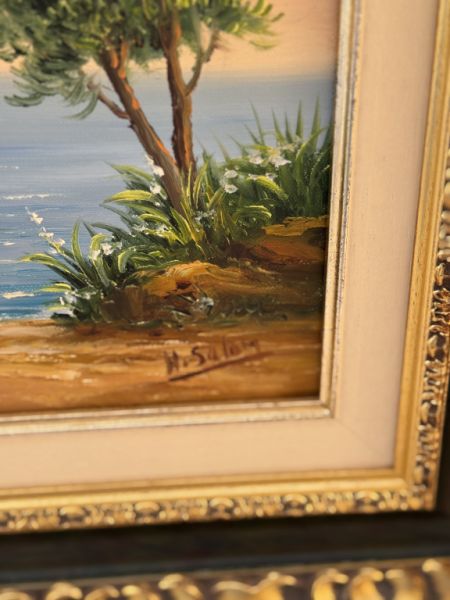 Öl Gemälde, Bild ca. 45 x 53 cm