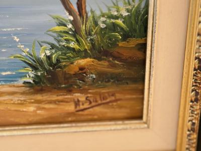 Öl Gemälde, Bild ca. 45 x 53 cm