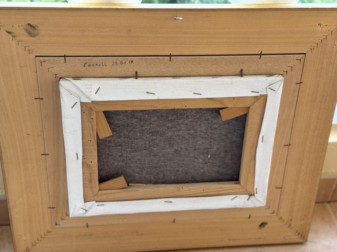 Öl Gemälde, Bild ca. 45 x 53 cm