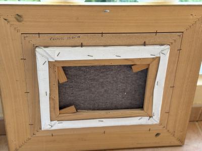 Öl Gemälde, Bild ca. 45 x 53 cm