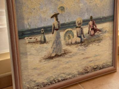 Öl Gemälde im Rahmen ca. 58 x 68 cm