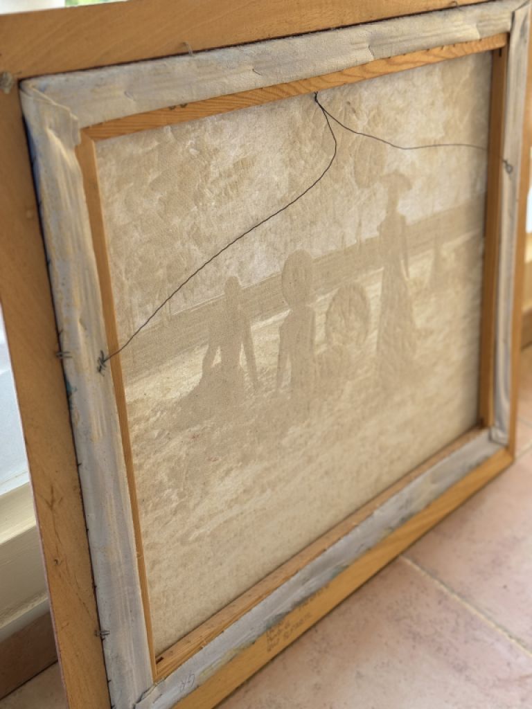 Öl Gemälde im Rahmen ca. 58 x 68 cm