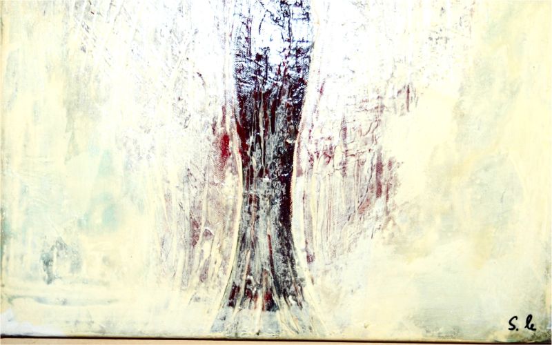 Ölgemälde "Schutzengel", signiert