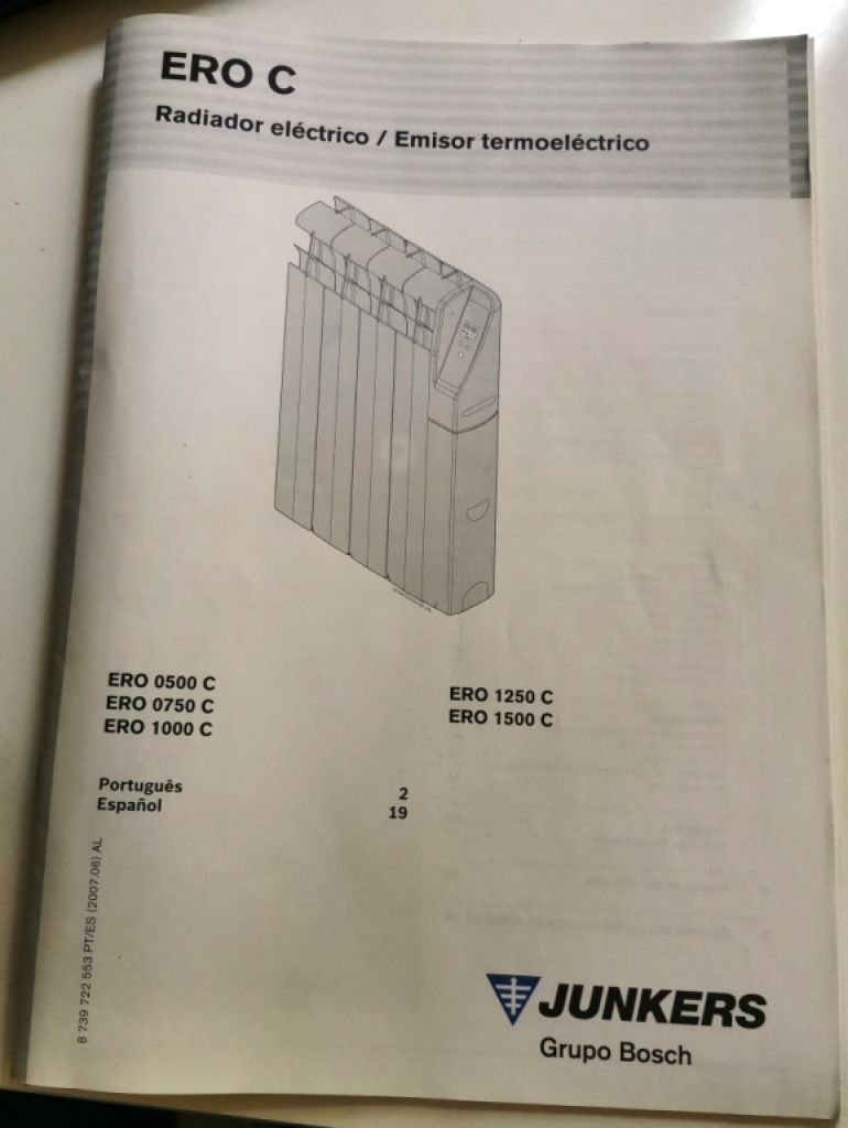Oil heater 1000W, Junkers, for cozy warmth!