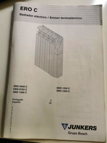 Oil heater 1000W, Junkers, for cozy warmth!