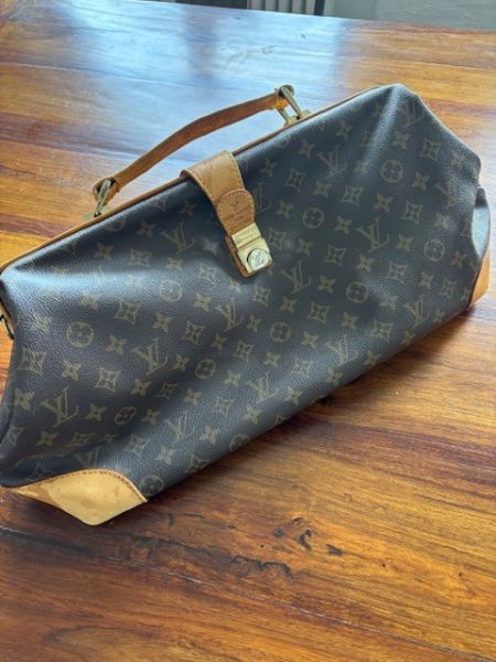 Org. Louis Vuitton maletín de médico / maleta de viaje / bolso - Vintage ,Raro!!!! Año 1970