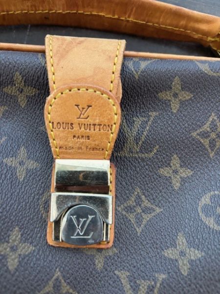 Org. Louis Vuitton maletín de médico / maleta de viaje / bolso - Vintage ,Raro!!!! Año 1970