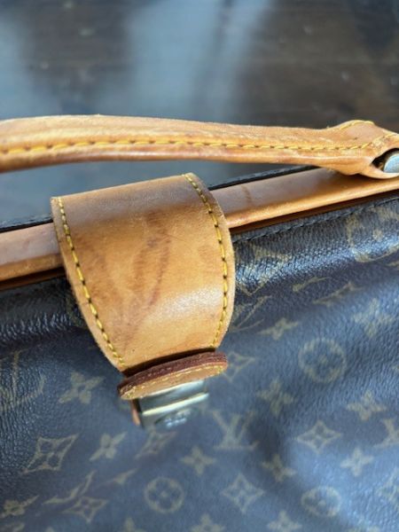 Org. Louis Vuitton maletín de médico / maleta de viaje / bolso - Vintage ,Raro!!!! Año 1970