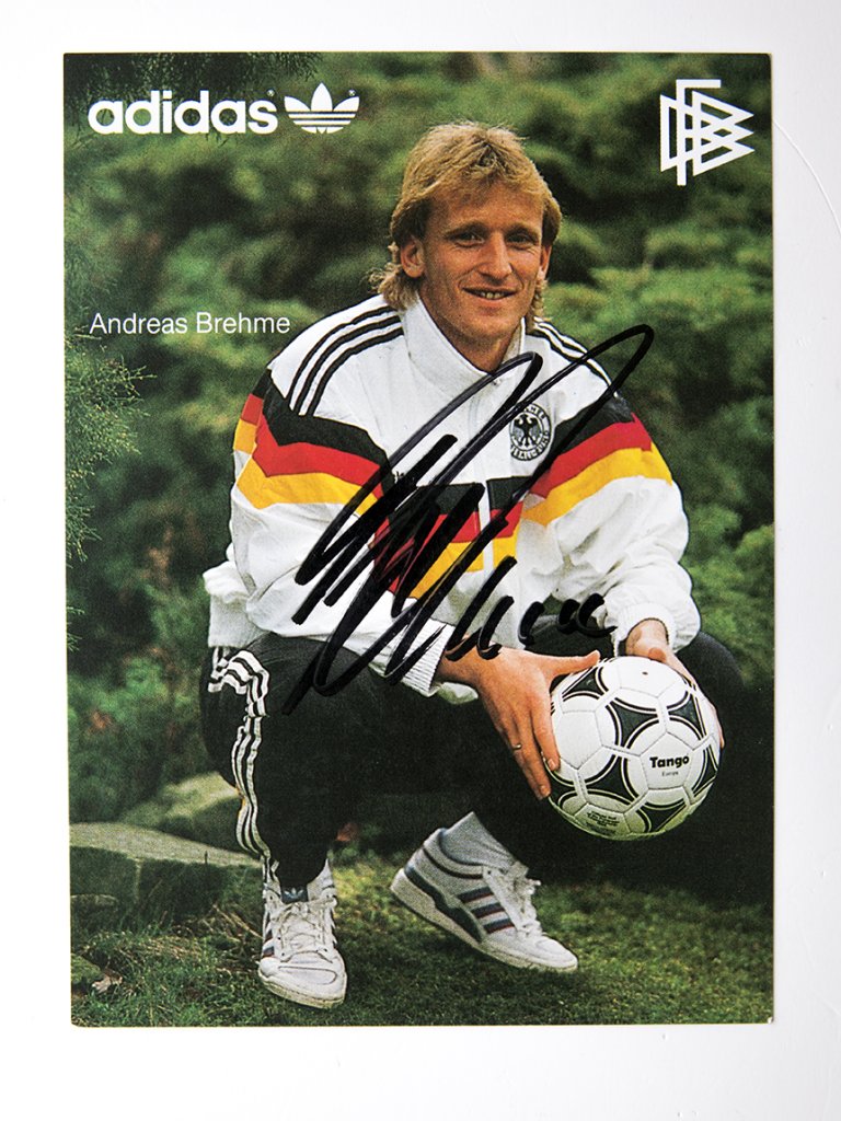 Orginal-Autogramm ANDREAS BREHME / DFB