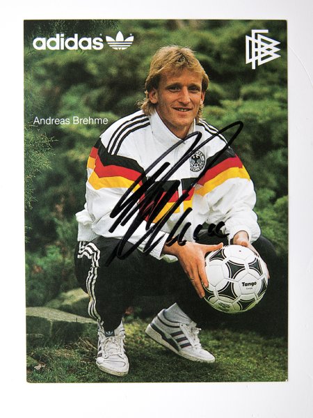 Orginal-Autogramm ANDREAS BREHME / DFB
