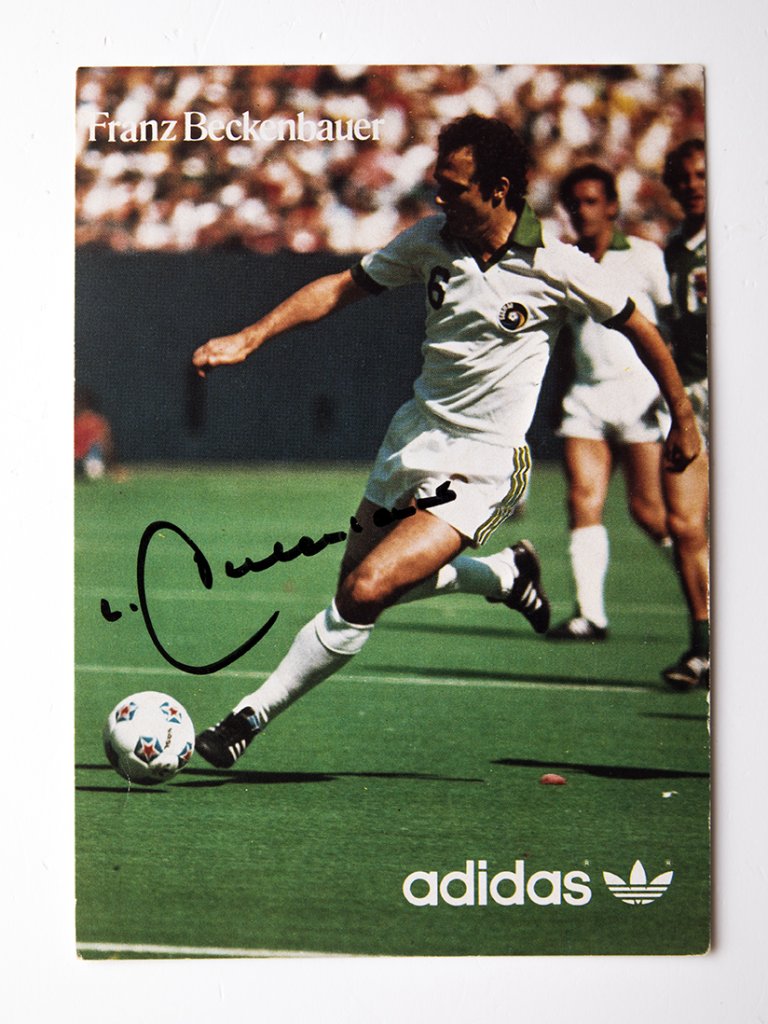 Orginal-Autogramm FRANZ BECKENBAUER / Cosmos New York