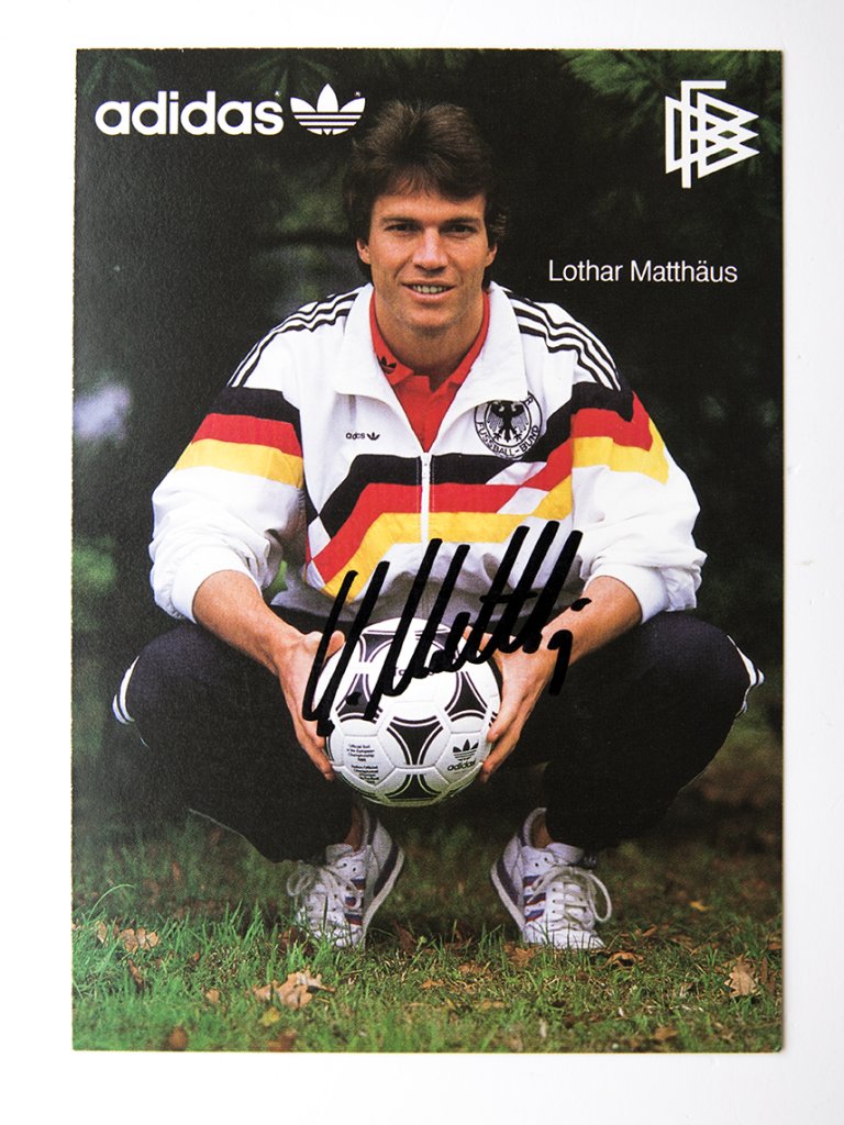 Orginal-Autogramm LOTHAR MATTHÄUS / DFB