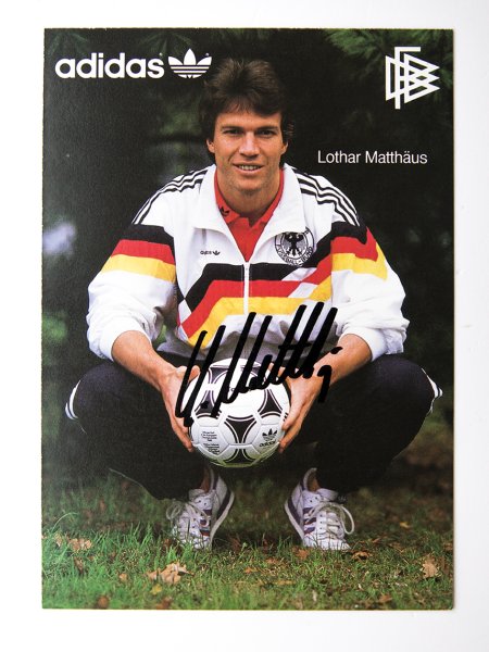 Original autograph LOTHAR MATTHÄUS / DFB