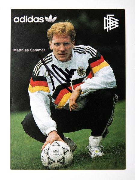 Original autograph of MATTHIAS SAMMER / DFB