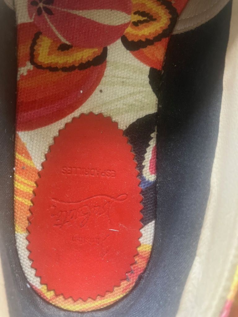 Original christian louboutin espadrilles shoes unisex