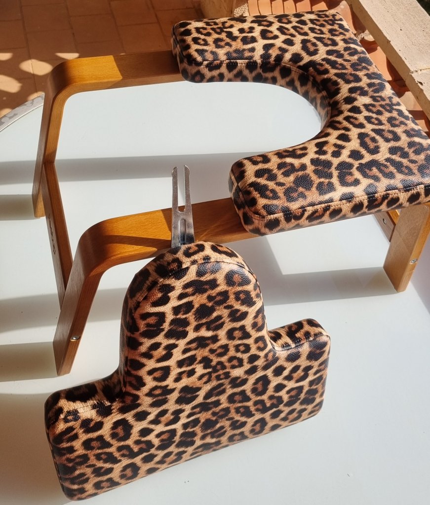Original FeetUp Trainer Yoga-Hocker (Honey Leo Edition) + Umfangreiches Zubehör-Set