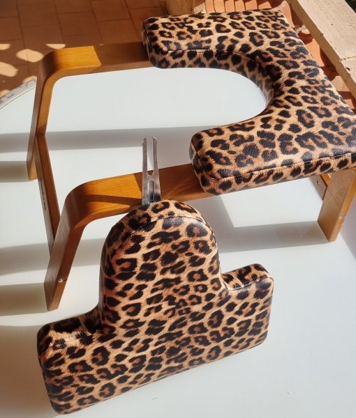 Original FeetUp Trainer Yoga-Hocker (Honey Leo Edition) + Umfangreiches Zubehör-Set