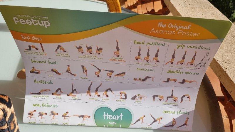 Original FeetUp Trainer Yoga-Hocker (Honey Leo Edition) + Umfangreiches Zubehör-Set