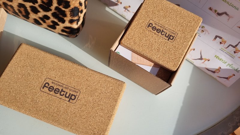 Original FeetUp Trainer Yoga-Hocker (Honey Leo Edition) + Umfangreiches Zubehör-Set