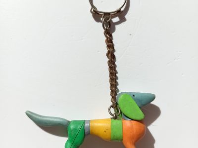 Original Olympia 72 mascot Waldi - keychain