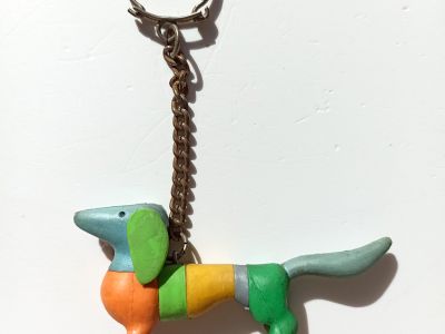 Original Olympia 72 mascot Waldi - keychain